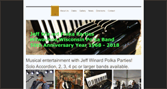 Desktop Screenshot of jeff-winard-polka-parties.com