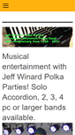 Mobile Screenshot of jeff-winard-polka-parties.com