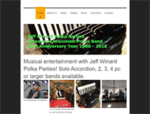 Tablet Screenshot of jeff-winard-polka-parties.com